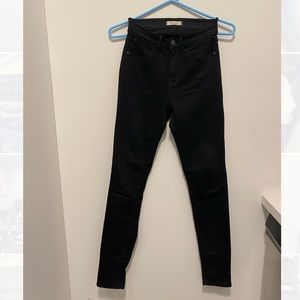 Vintage Black Wrangler Skinny Denim